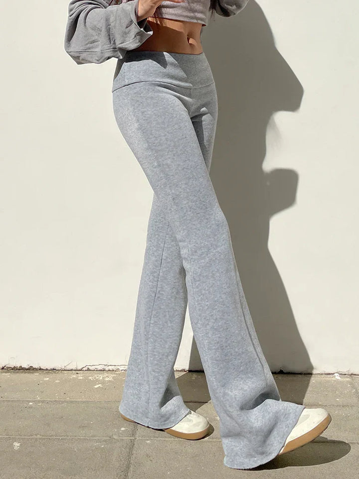 Skyluxe Foldover Flare Pants