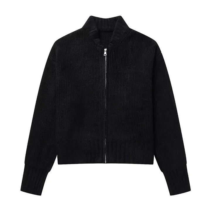 Sloane Ribbed Knit Bomber