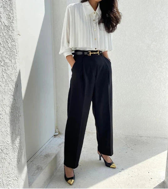 Vienna Pleated Detail Shirt