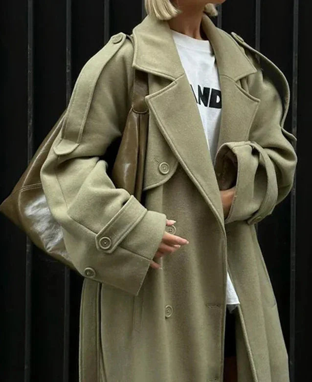 Windsor Belted Wool Coat