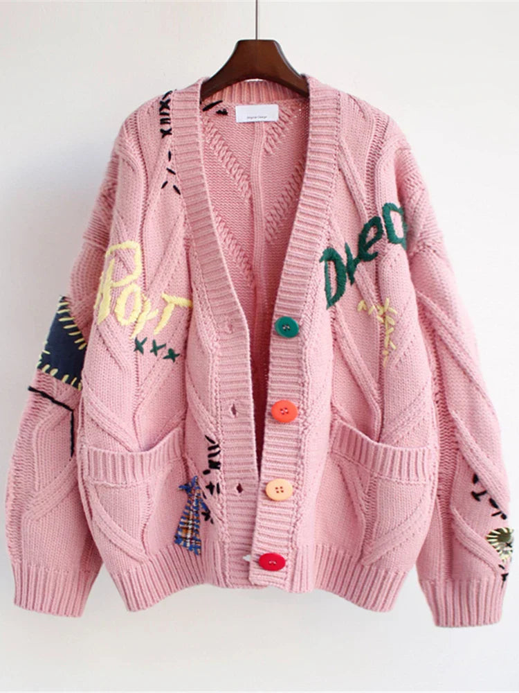Harper Street Art Knit Cardigan