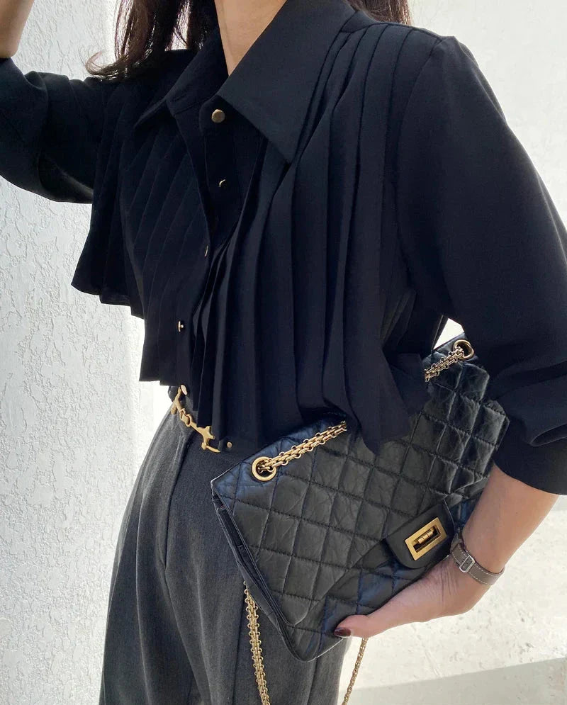 Vienna Pleated Detail Shirt