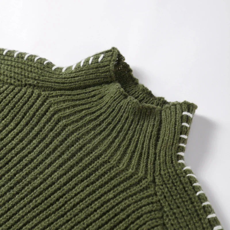 Everleigh Contrast Stitch Knit Jumper