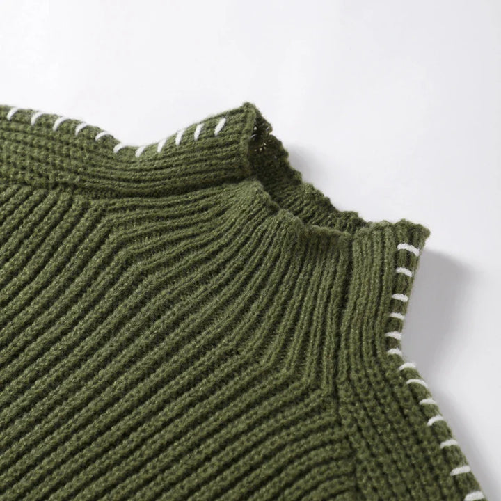 Everleigh Contrast Stitch Knit Jumper