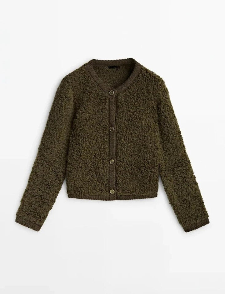 Blair Textured Fleece Cardigan