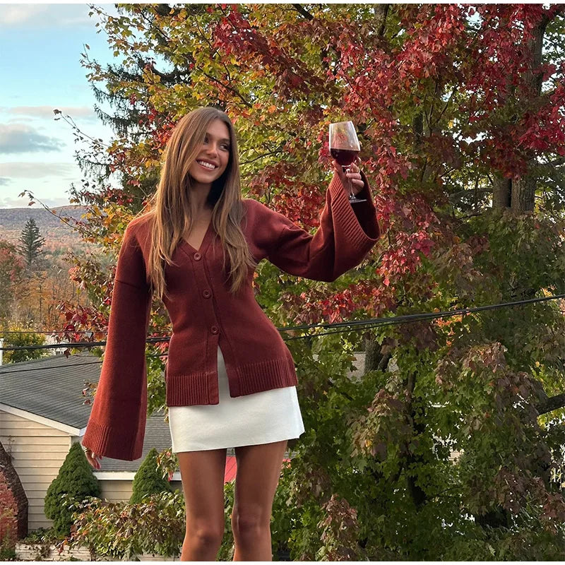 Maplewood Slouch Knit Cardigan