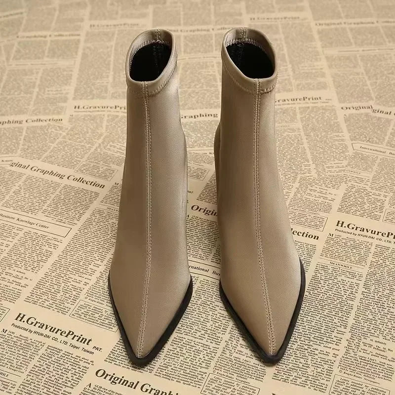 Sienna Sleek Stretch Ankle Boots