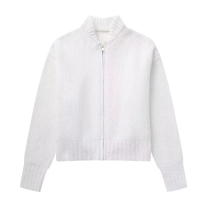 Sloane Ribbed Knit Bomber