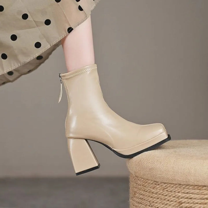 Isla Platform Block Heel Boots
