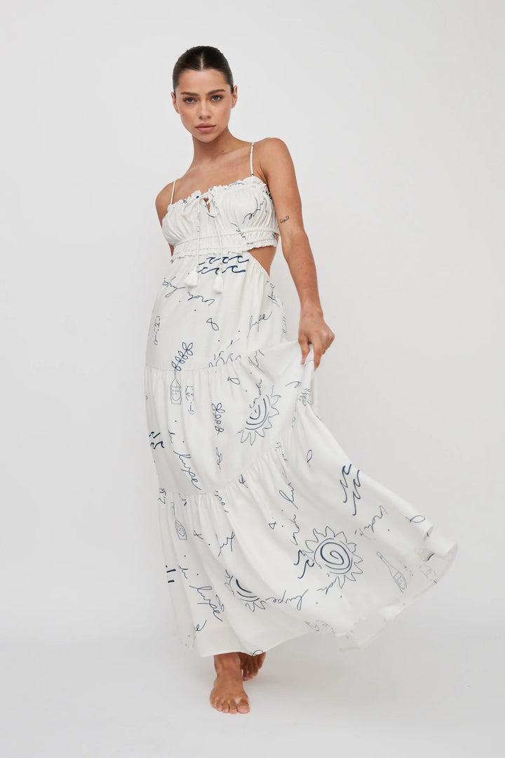 Soleia - Tiered Maxi Dress