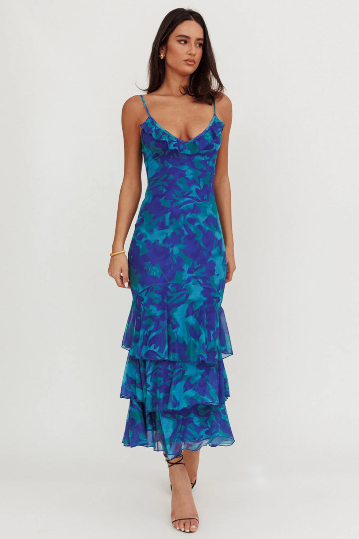 Hestia - Ruffled Maxi Dress