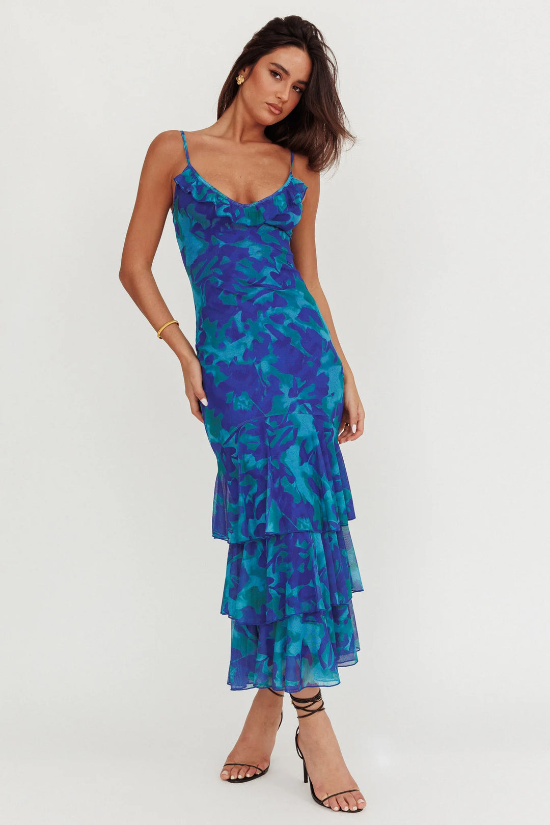 Hestia - Ruffled Maxi Dress