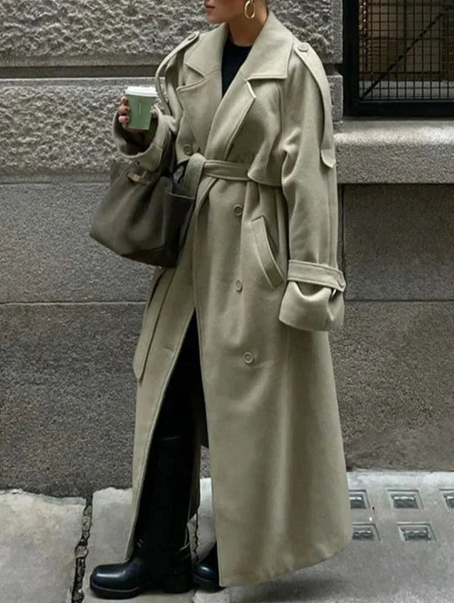 Windsor Belted Wool Coat