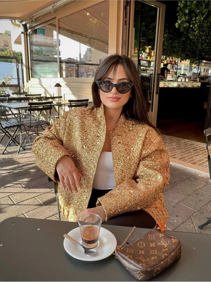 Capri Sequin Statement Jacket