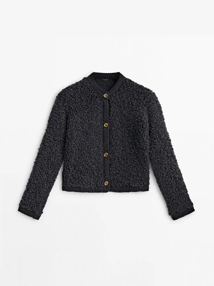 Blair Textured Fleece Cardigan