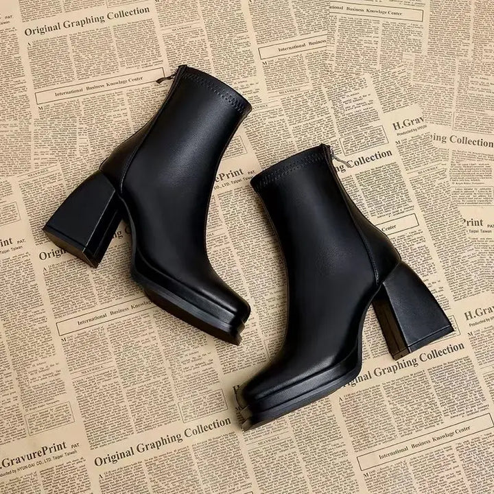 Isla Platform Block Heel Boots