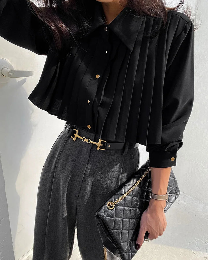 Vienna Pleated Detail Shirt
