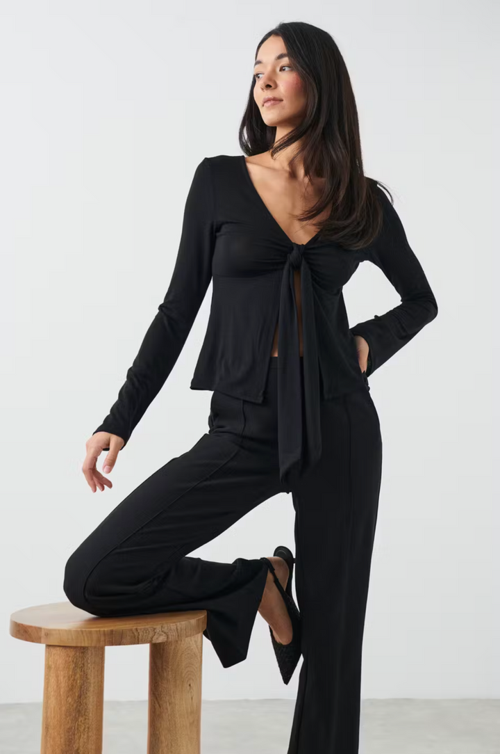 Sculpted Muse Long Sleeve Top