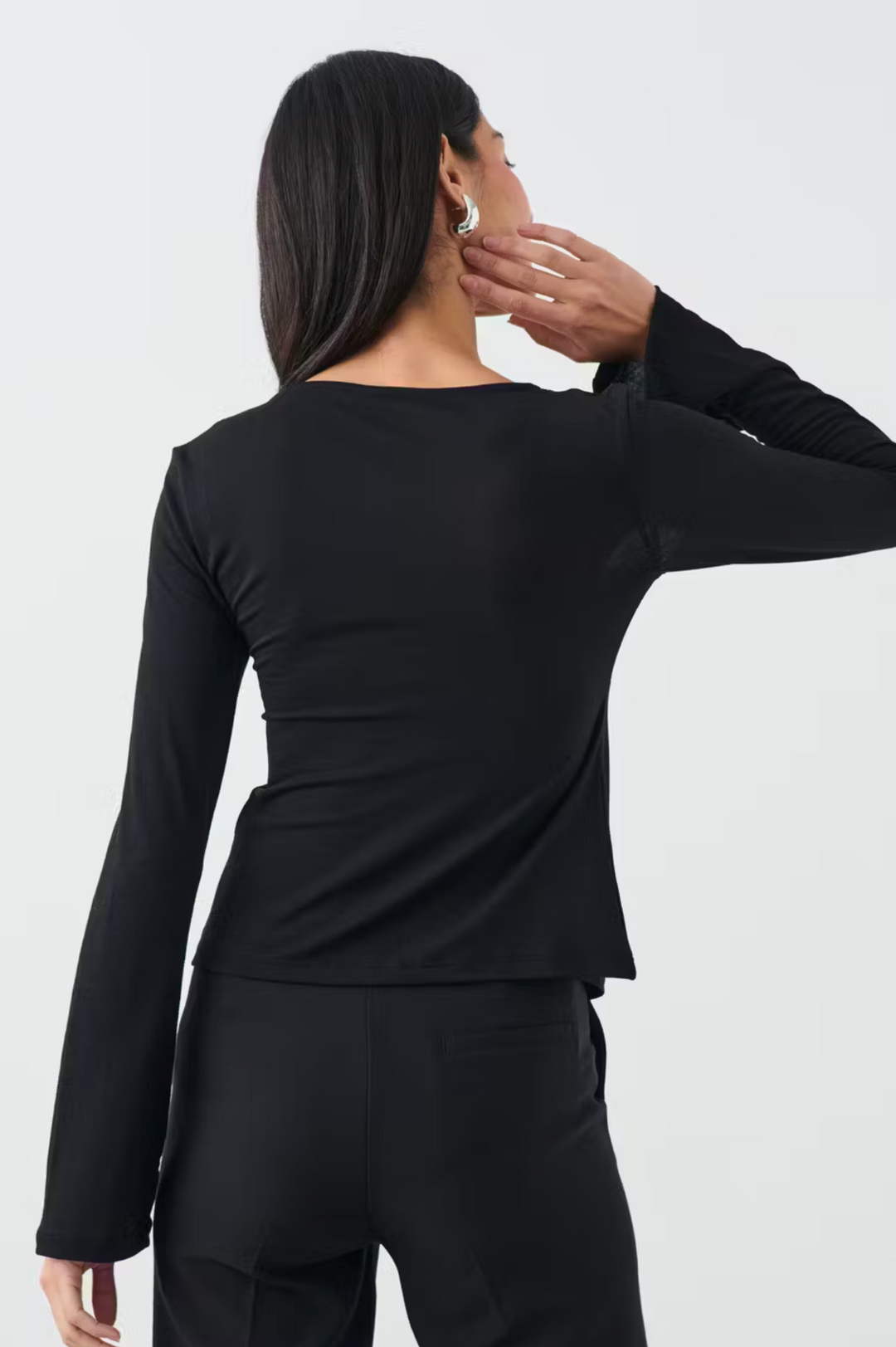 Sculpted Muse Long Sleeve Top