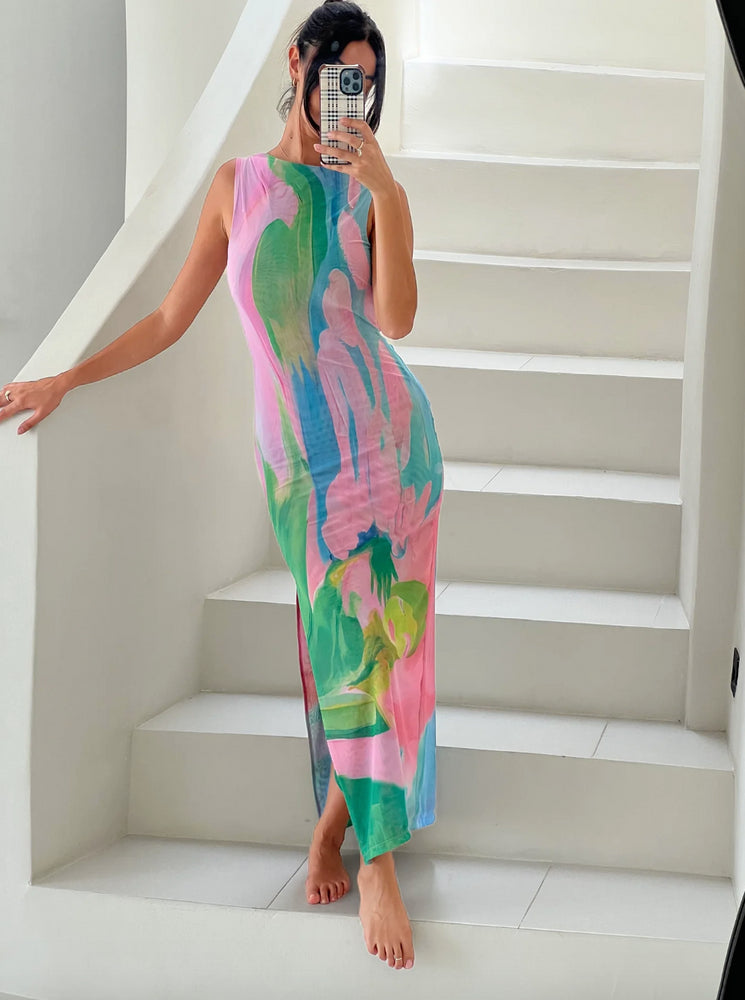 Imogen - Mesh Midi Dress