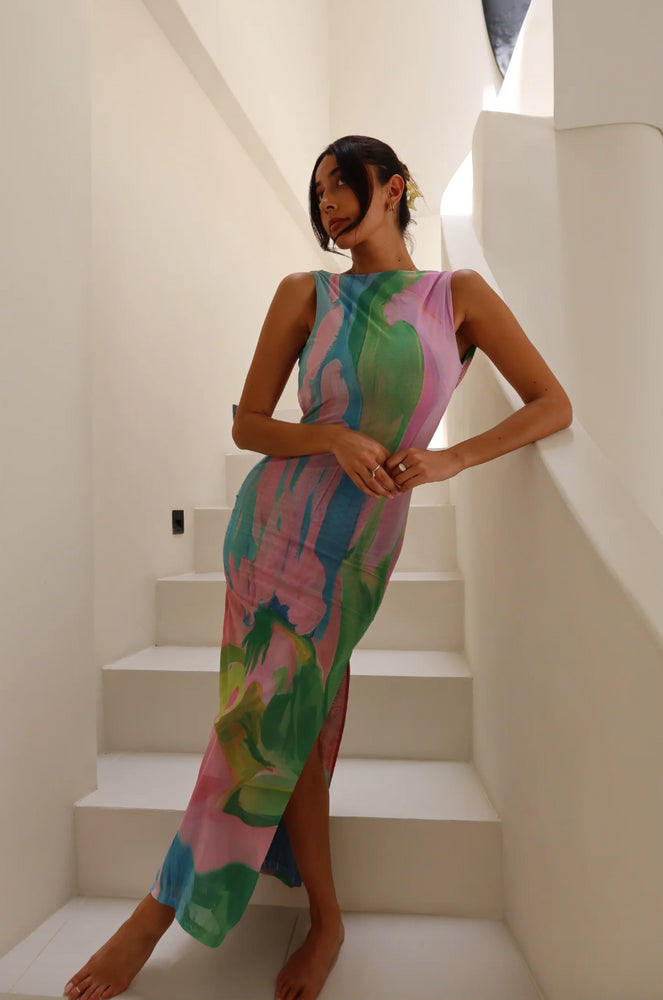 Imogen - Mesh Midi Dress