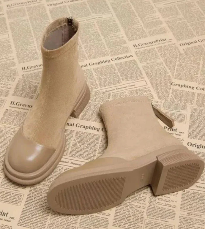 Harlow Knit Ankle Boots