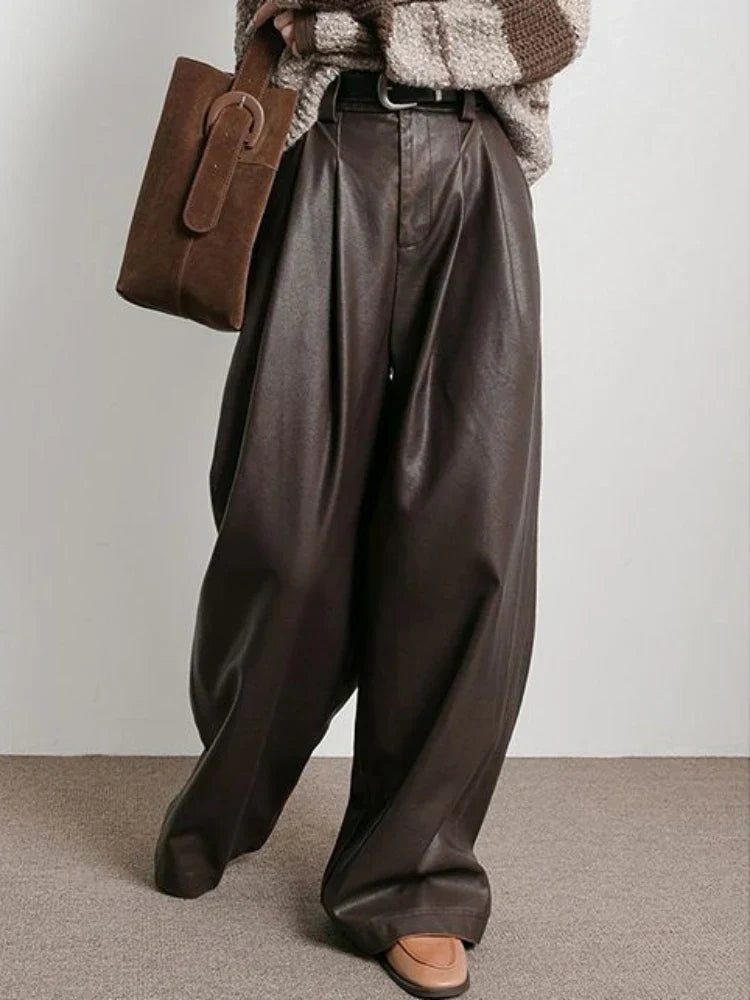 Camden Luxe Faux Leather Pants