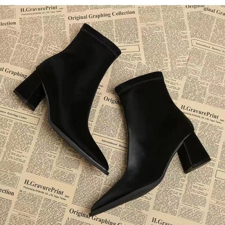 Sienna Sleek Stretch Ankle Boots