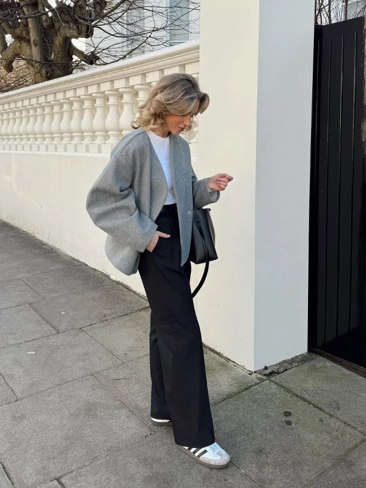 Rowan Street Oversized Wool Jacket