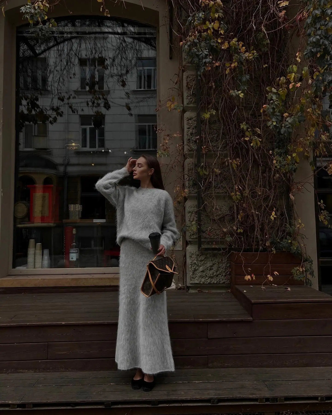 Celeste Fluffy Knit Co-ord Set