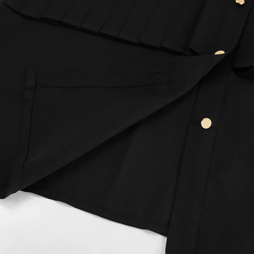 Vienna Pleated Detail Shirt