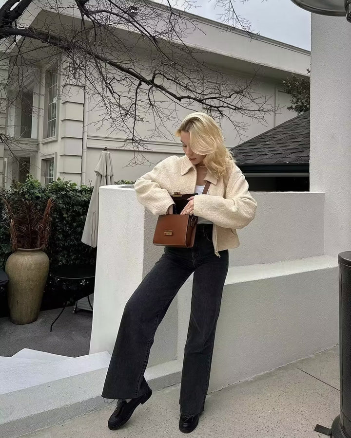 Vienna Textured Zip Up Jacket