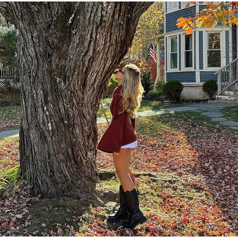 Maplewood Slouch Knit Cardigan