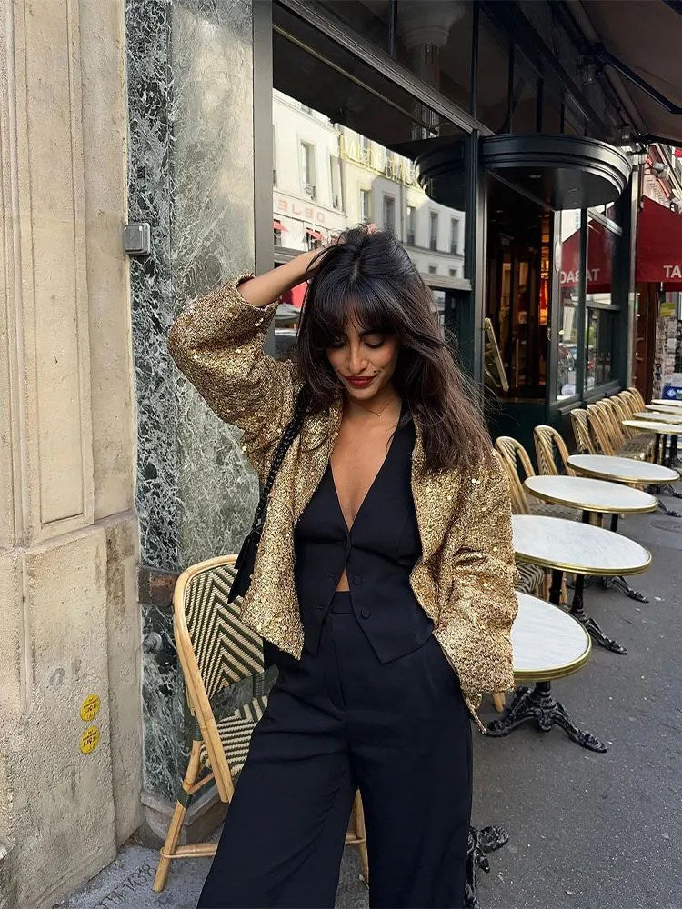 Capri Sequin Statement Jacket