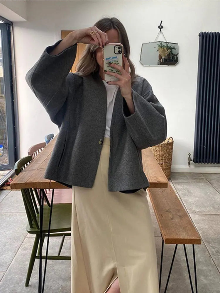 Rowan Street Oversized Wool Jacket