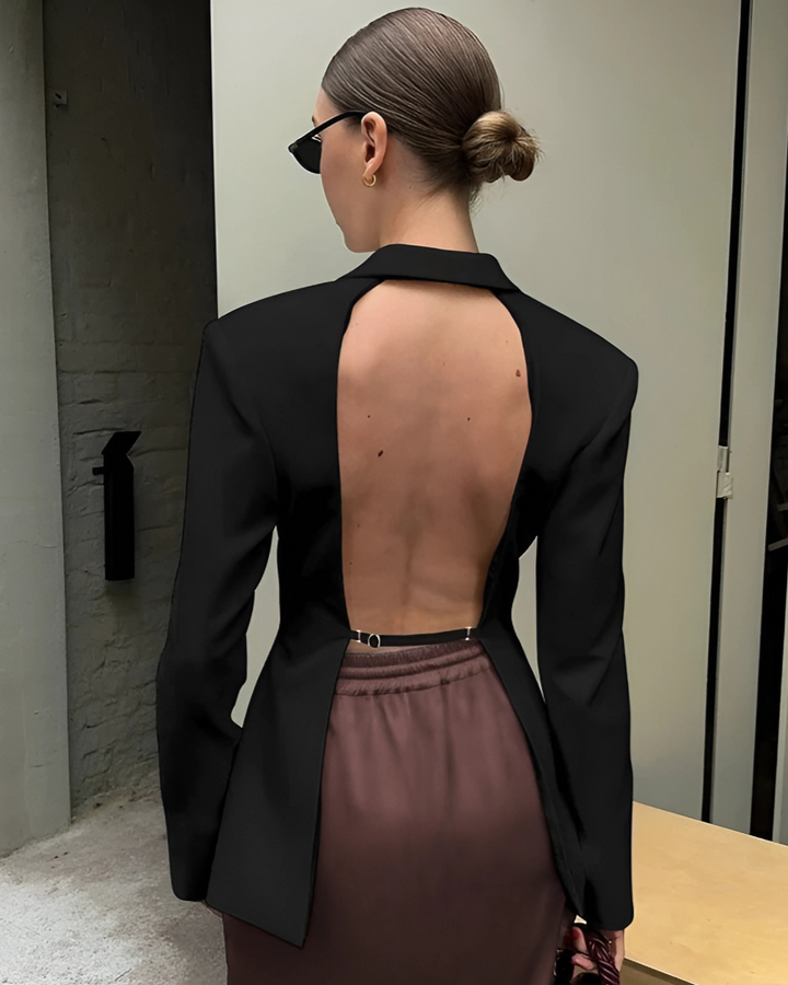 Vienna Draped Lapel Blazer