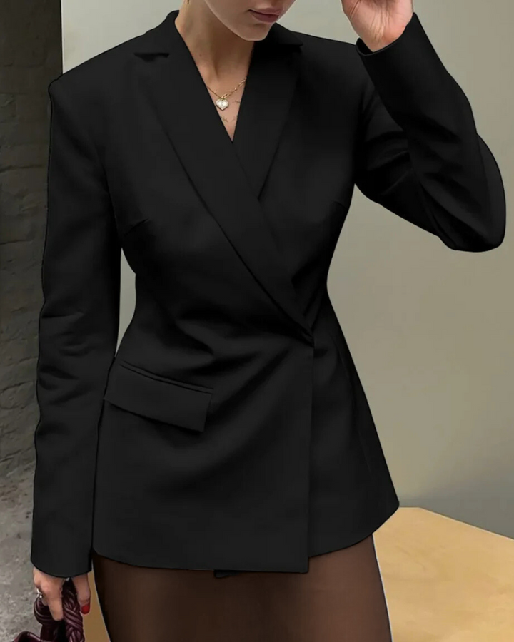 Vienna Draped Lapel Blazer