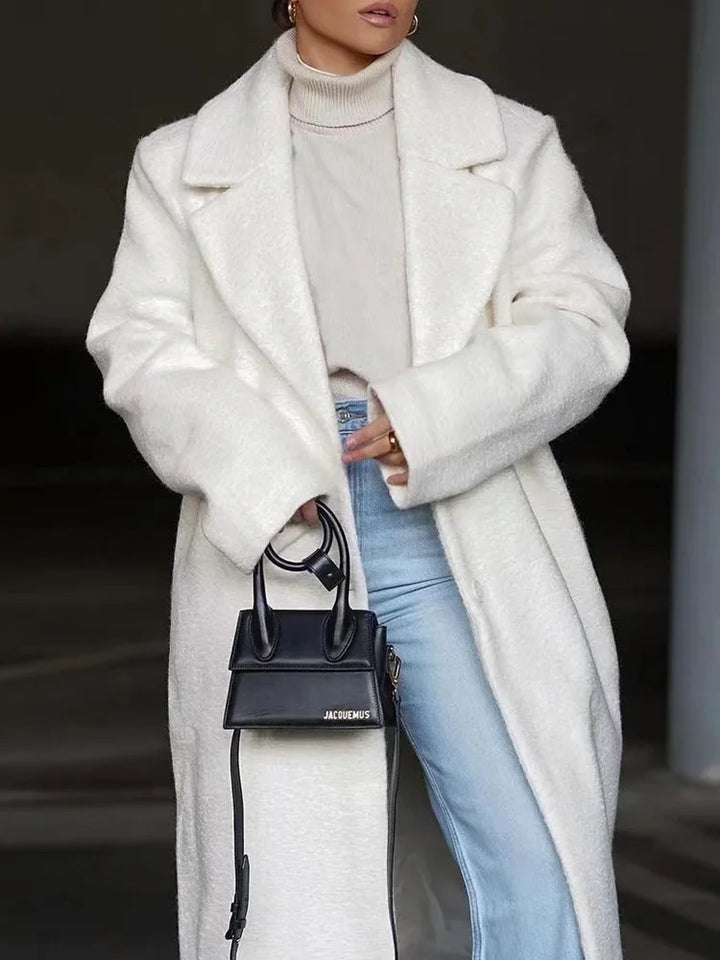 Isla Textured Wool Blend Coat