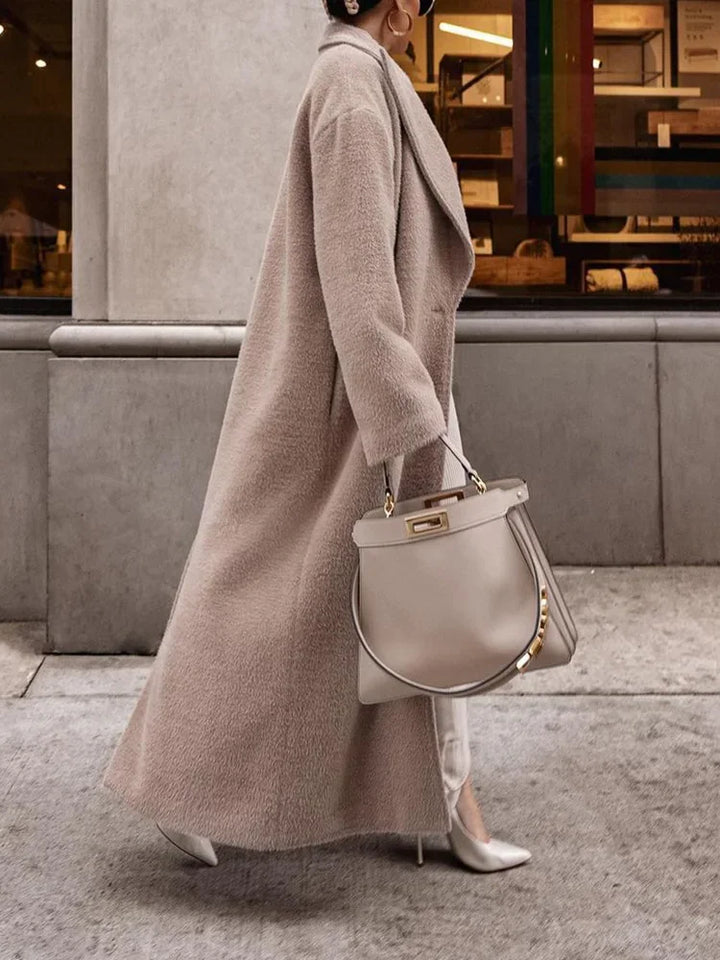 Isla Textured Wool Blend Coat