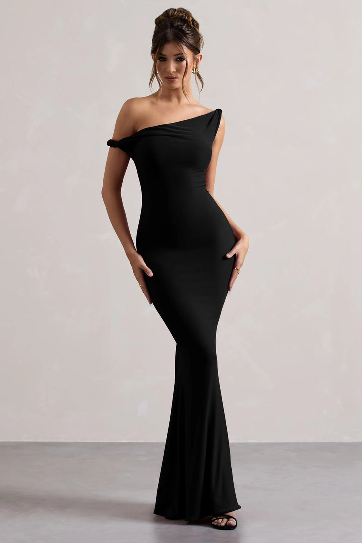 Angela - Asymmetric Maxi Dress