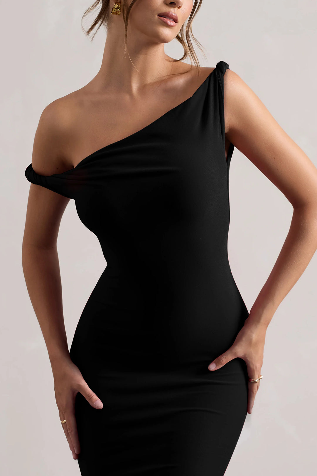 Angela - Asymmetric Maxi Dress