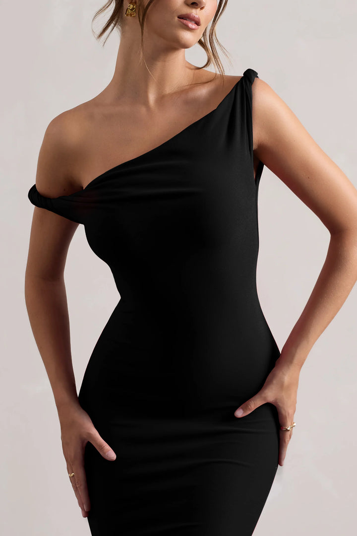Angela - Asymmetric Maxi Dress