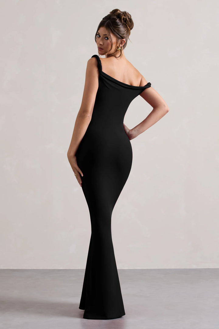 Angela - Asymmetric Maxi Dress