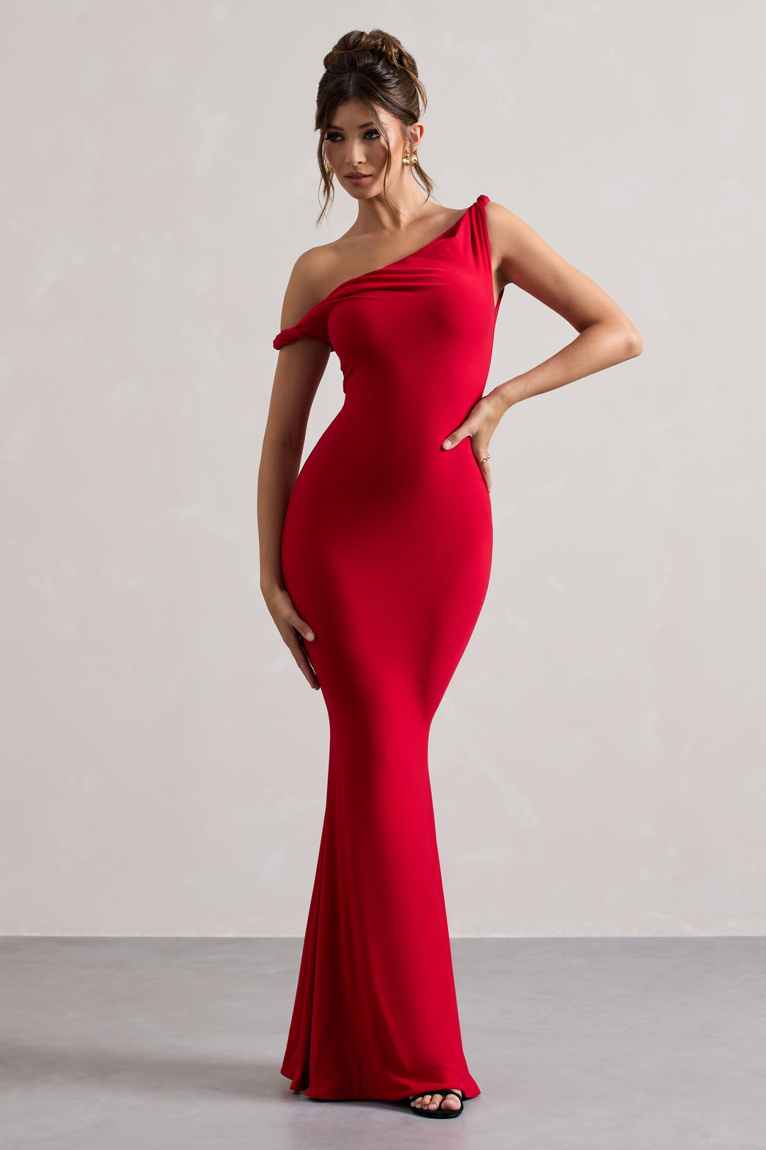 Angela - Asymmetric Maxi Dress