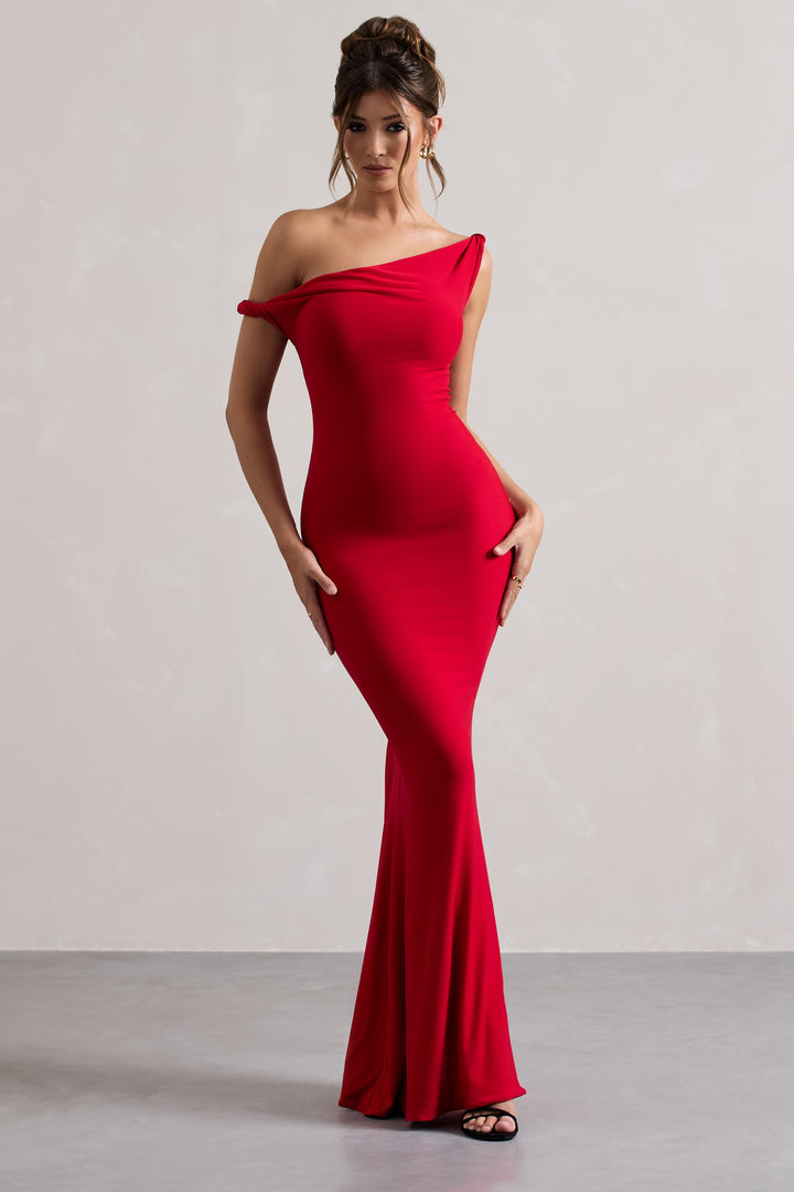 Angela - Asymmetric Maxi Dress