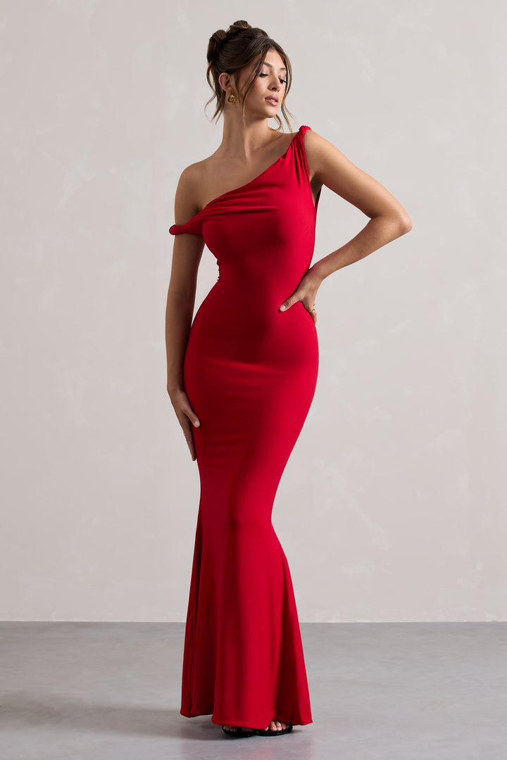 Angela - Asymmetric Maxi Dress
