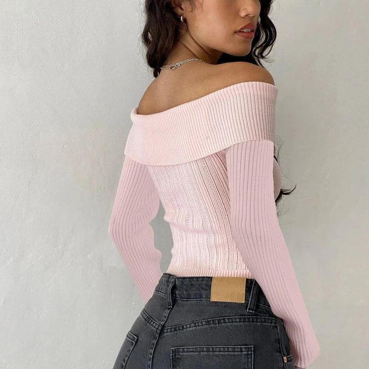 Rosaria Off-Shoulder Knit Top