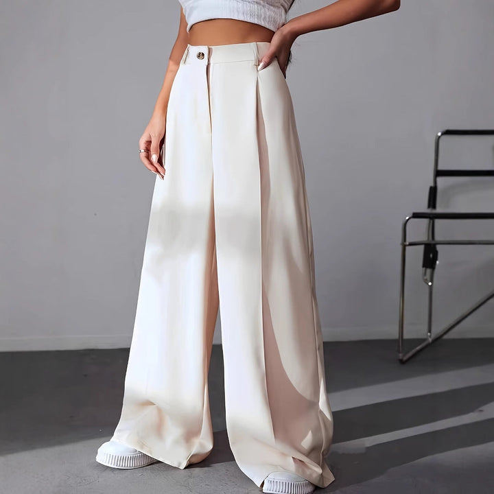 Arden Flow Tailored Wide-Leg Pants