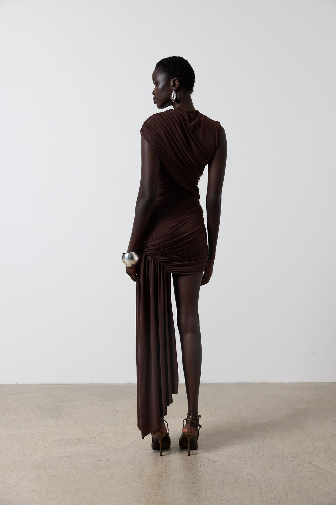 Amira - Draped Mini Gown
