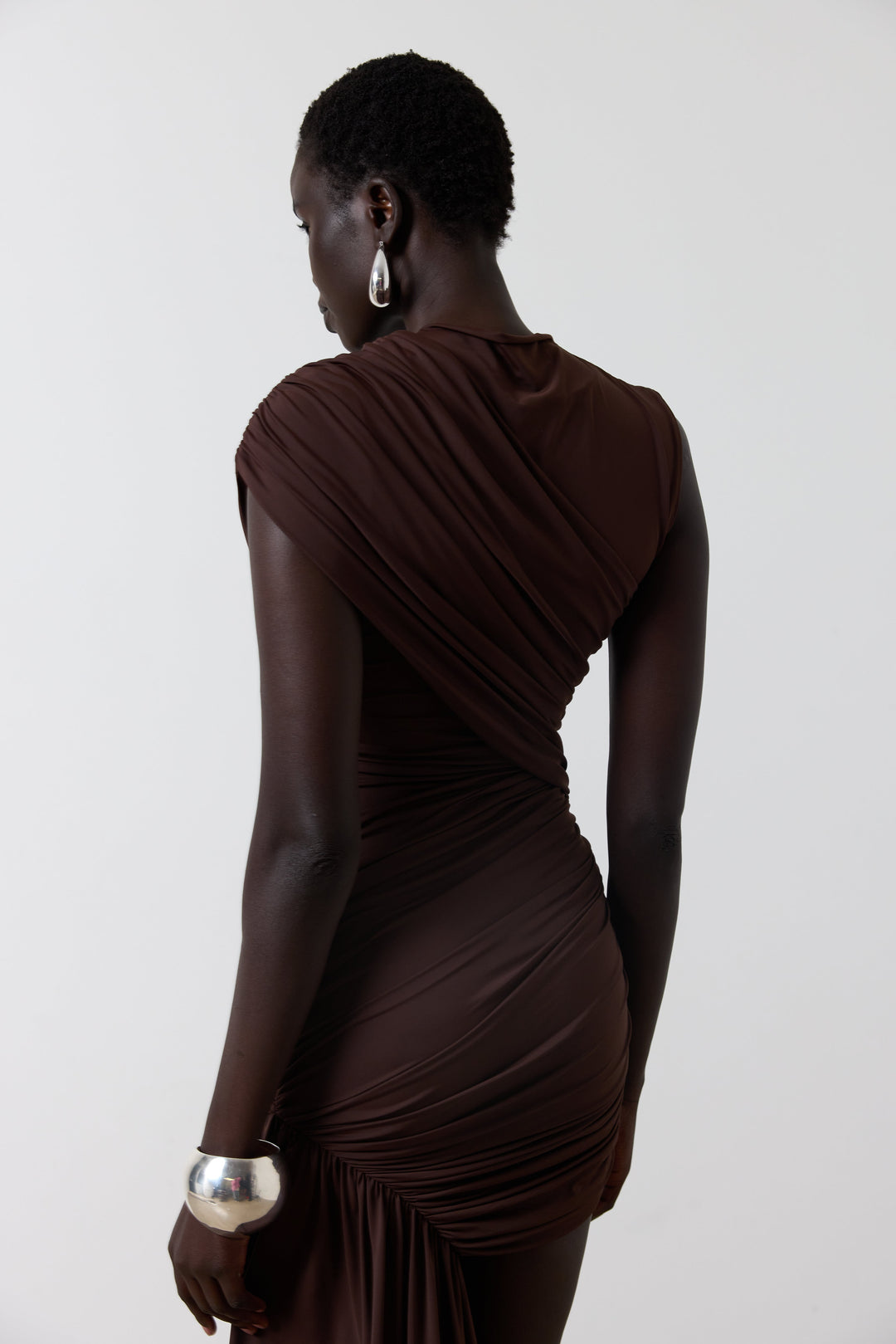 Amira - Draped Mini Gown